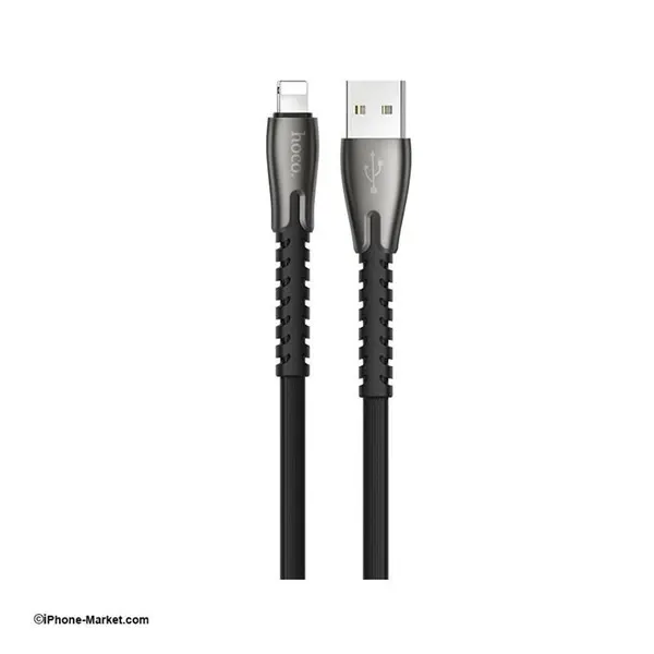 کابل لایتنینگ 1.2 متری 2.4 آمپر مدل U58 برند Hoco Hoco U58 Core Lightning Cable 1.2m - 5