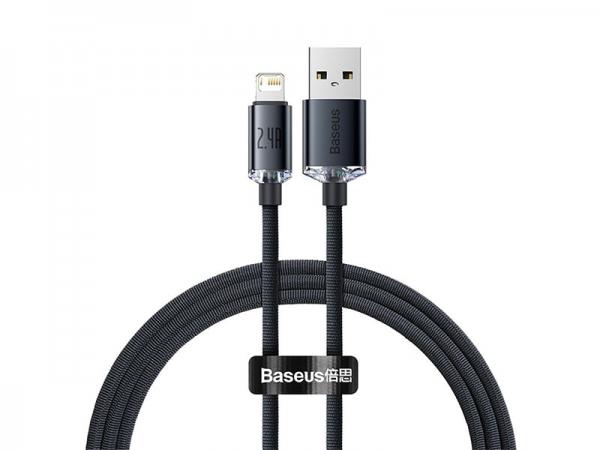 کابل لایتنینگ 1.2 متری بیسوس  Baseus CAJY000001 Crystal Shine 1.2m Lightning Cable