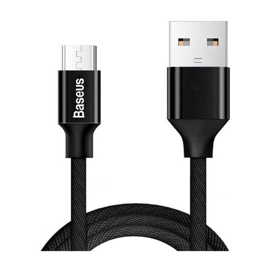 کابل 1.5 متری USB به Micro بیسوس مدل Baseus Yiven CAMYW-B01 - مشکی - اصالت و سلامت فیزیکی کالا