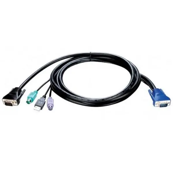 کابل 1.8 متری KVM دی-لینک مدل KVM-401 D-Link KVM-401 1.8M KVM Cable - 4