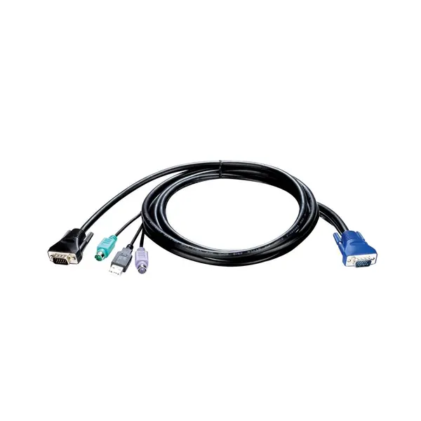 کابل 1.8 متری KVM دی-لینک مدل KVM-401 D-Link KVM-401 1.8M KVM Cable - 2