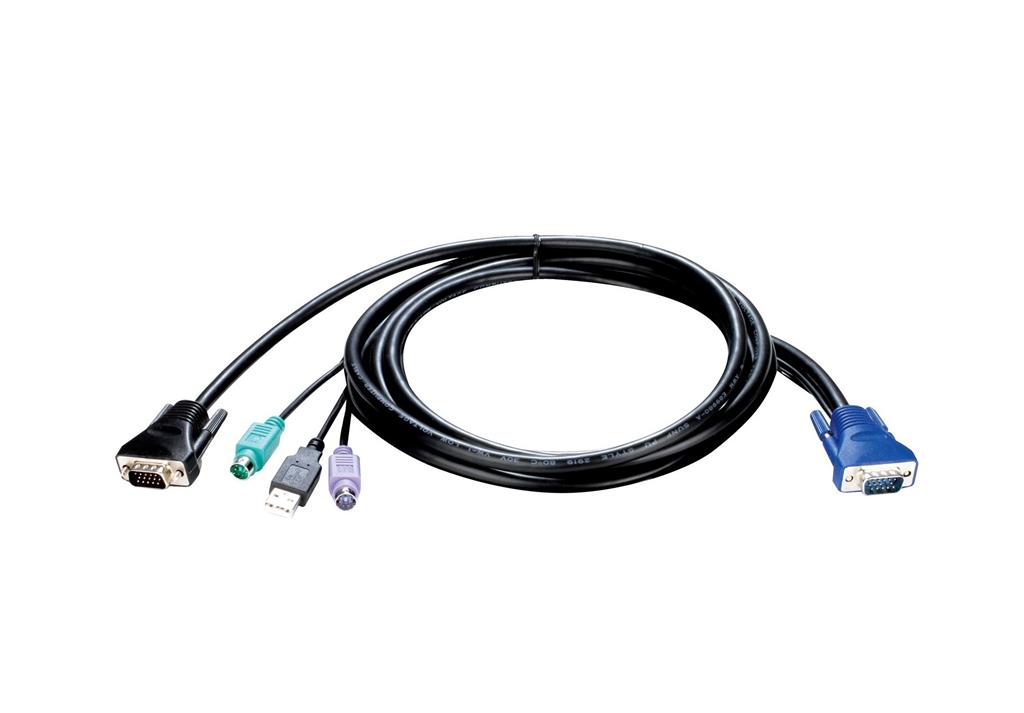 کابل 1.8 متری KVM دی-لینک مدل KVM-401 D-Link KVM-401 1.8M KVM Cable