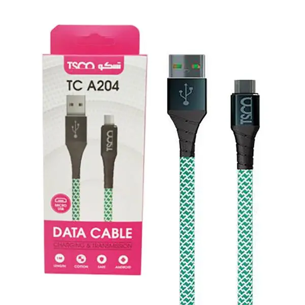 کابل 1 متری MicroUSB تسکو TC A204 - - 2