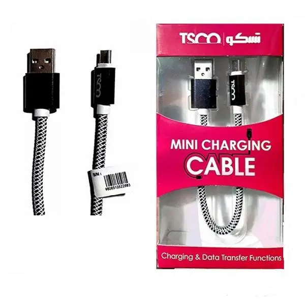کابل 20 سانتی متری USB به TSCO MICRO USB مدل TC 51N TSCO MICRO USB TO USB TC 51N 20CM CABLE - 3