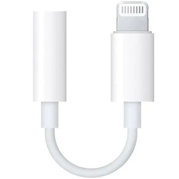 مبدل لایتنینگ به جک 3.5 میلی متری هدفون اپل Apple Lightning To 3.5mm Headphone Jack Adapter