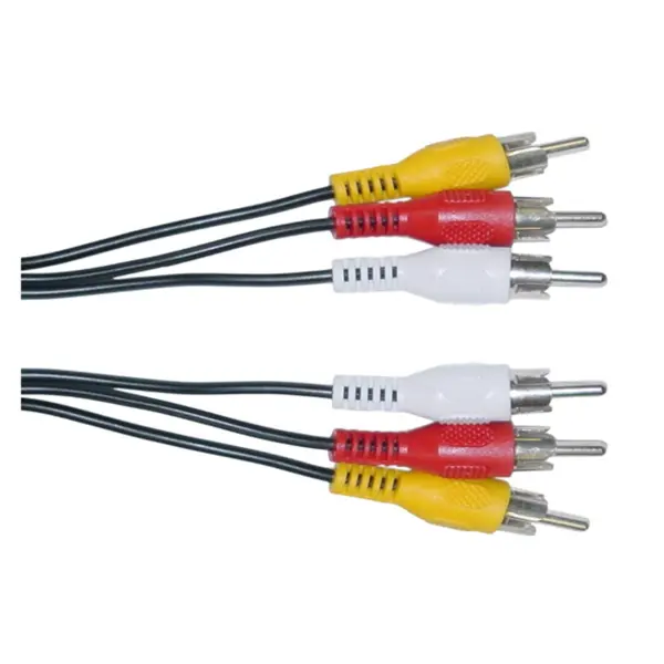 کابل 3xRCA به 3xRCA دی نت طول 1.5 متر D-net 3xRCA To 3xRCA Plugs Cable 1.5m - 2