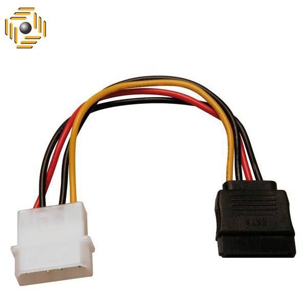 کابل تبدیل برق 4 پین به ساتا | SATA Four Pin Molex to SATA Power Adapter