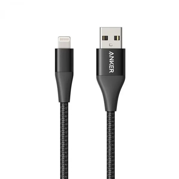کابل لایتنینگ شارژ و دیتا انکر مدل  A8452 Cable: Anker A8452 USB To Lightning 0.9m