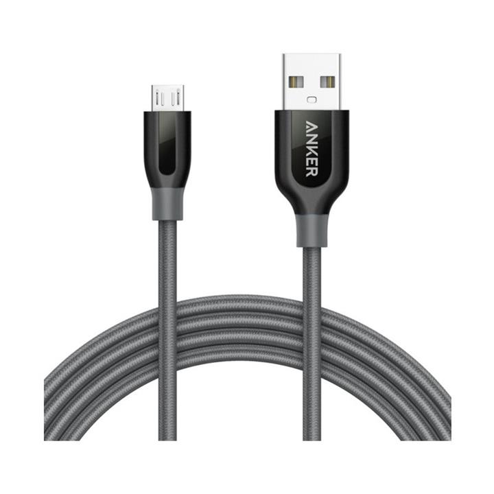 کابل شارژ anker micro USB مدل A8143 Anker A8143 PowerLine Plus USB to Micro USB Cable