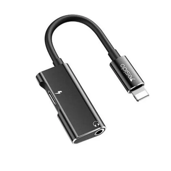 مبدل Aux لایتنینگ یسیدو مدل YAU11 با قابلیت شارژ