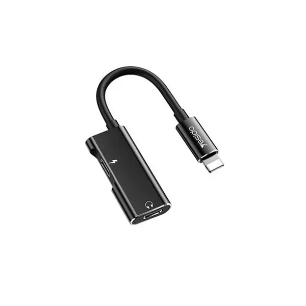 مبدل Aux لایتنینگ یسیدو مدل YAU12 با قابلیت شارژ