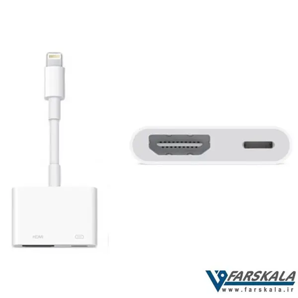 کابل اصلی تبدیل لایتنینگ به دیجیتال AV  اپل Apple Lightning To Digital AV Adapter