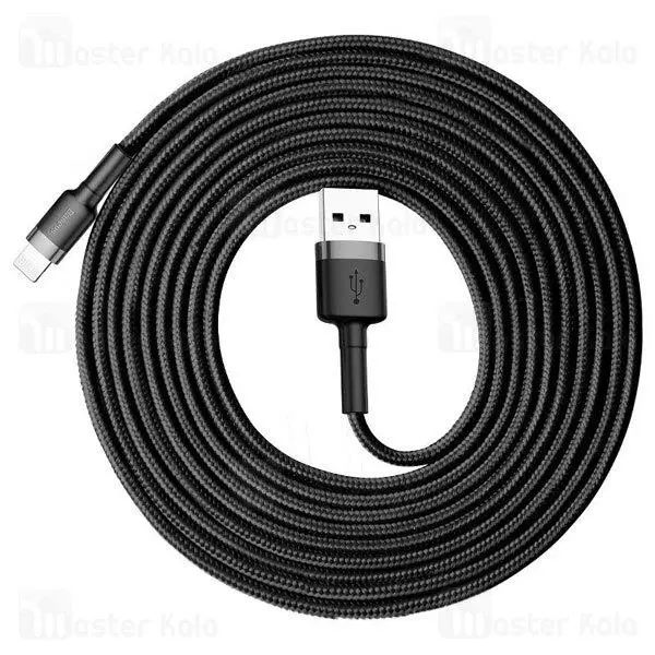 کابل لایتنینگ بیسوس Baseus Cafule CALKLF-RG1 طول 3 متر توان 2 آمپر - 2