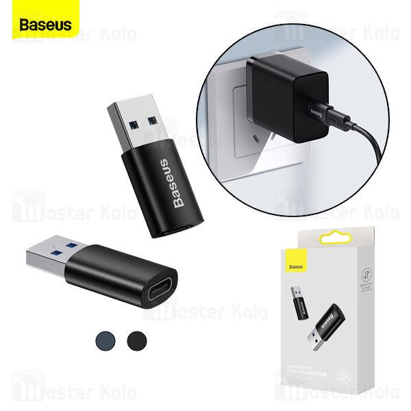 مبدل اوتی جی یو اس بی  به تایپ سی بیسوس Baseus Ingenuity Mini OTG Adaptor USB 3.1 to Type C ZJJQ000101