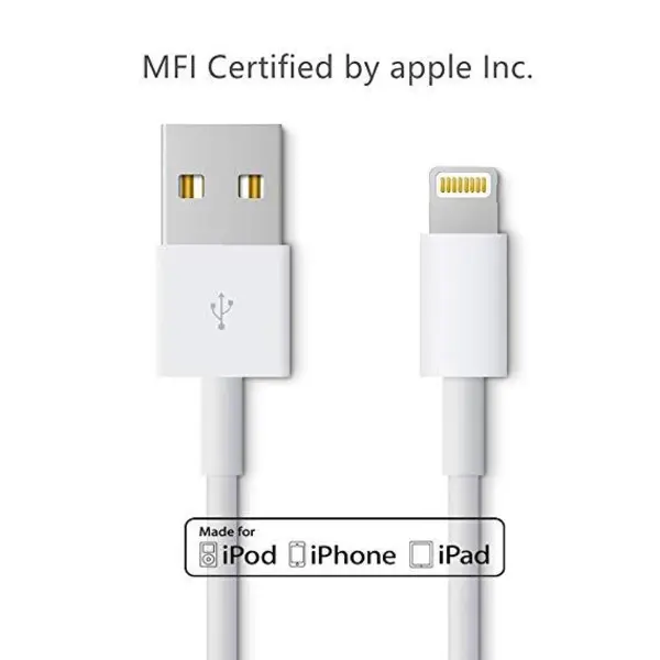 کابل اپل بهترین کابل ایفون کابل آیفون کابل لایتنینگ Best Original apple Lightning to USB Cable 1m