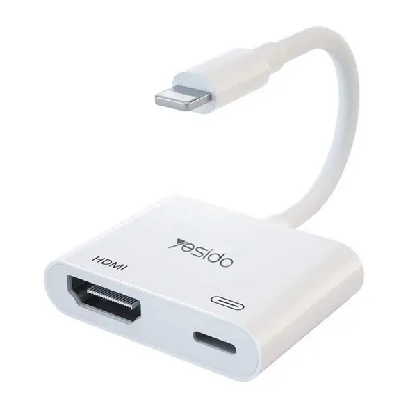 کابل و مبدل تبدیل لایتنینگ به Hdmi یسیدو مدل HM06 - 3