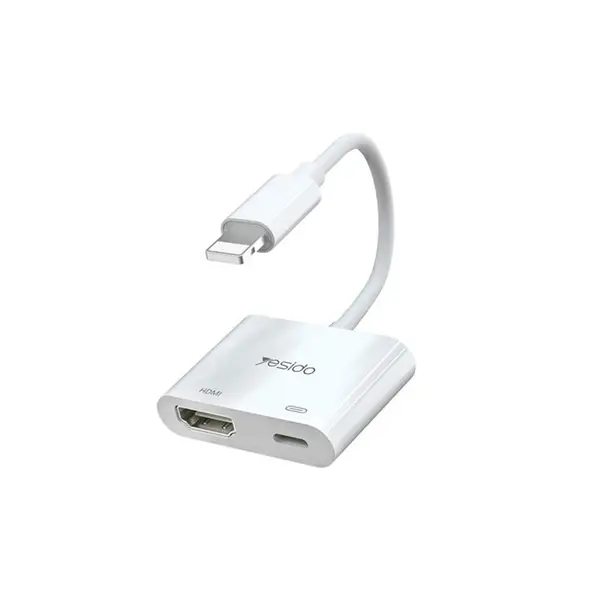 کابل و مبدل تبدیل لایتنینگ به Hdmi یسیدو مدل HM06 - 2