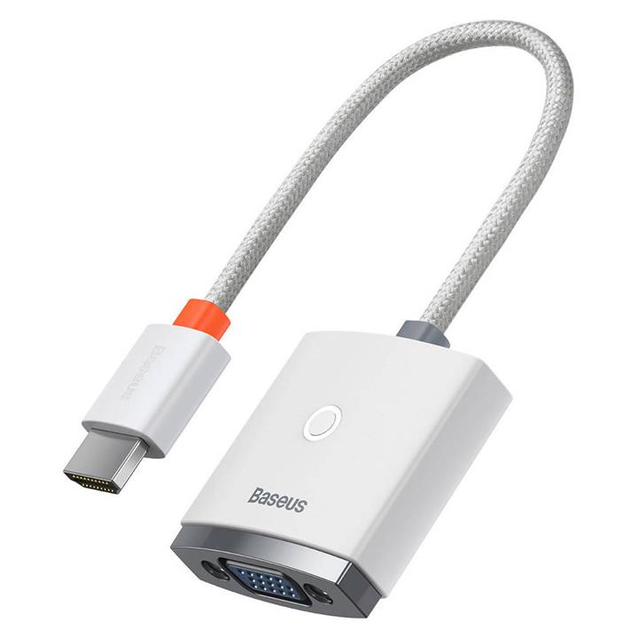 کابل و مبدل تبدیل HDMI به VGA باسئوس Baseus WKQX010102 Lite Series Adapter HDMI To VGA