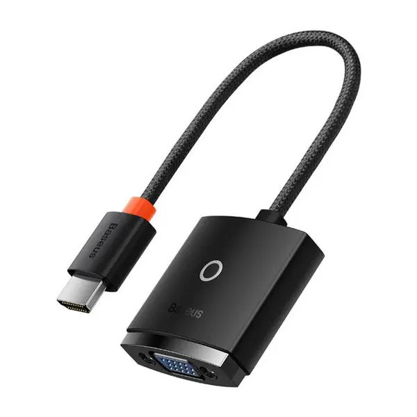 کابل و مبدل تبدیل HDMI به VGA باسئوس Baseus WKQX010001 Lite Series Adapter HDMI To VGA