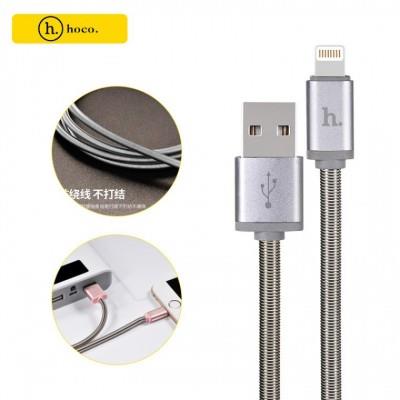 کابل تبدیل USB به لایتنینگ هوکو مدل U5 طول 1.2 متر کابل لایتینگ هوکو Hoco مدل U5 1.2m