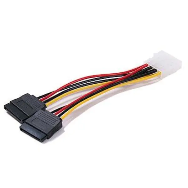 تبدیل برق پاور IDE Molex به SATA مادگی                                         Molex Power to SATA Female Adapter Cable