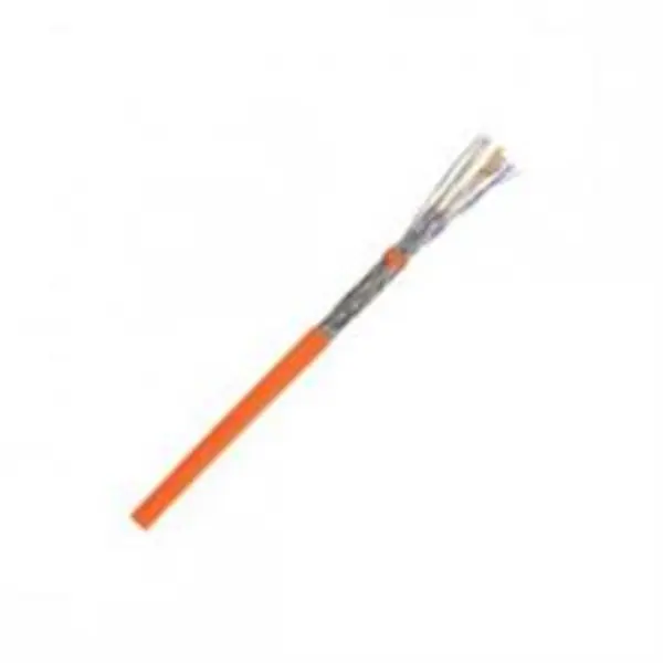 کابل شبکه LANmark-7 نگزنس Cat 7 S/FTP Dual LSZH شیلددار حلقه 500 متری LANmark-7A S/FTP Cat 7A 1000MHz 23AWG LSZH Orange 1000m Reel