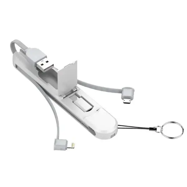کابل سه سرمیکرو-لایتنینگ-تایپ سی LDNIO LC130 - 5