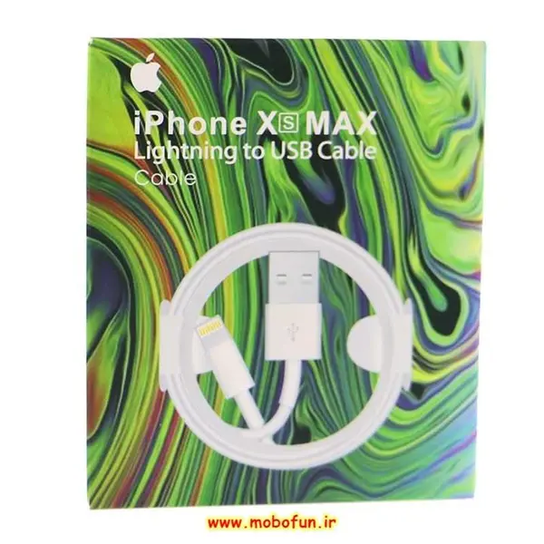 کابل شارژ اپل Lightning to USB Apple A1480 iphone xs max lightning to usb cable