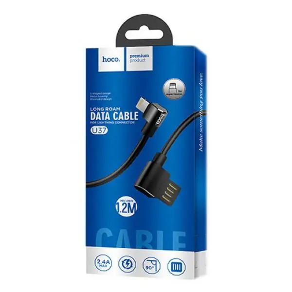 کابل Lightning هوکو مدل U37 به طول 1.2 متر hoco U37 Lightning Data Cable 1.2m - 3