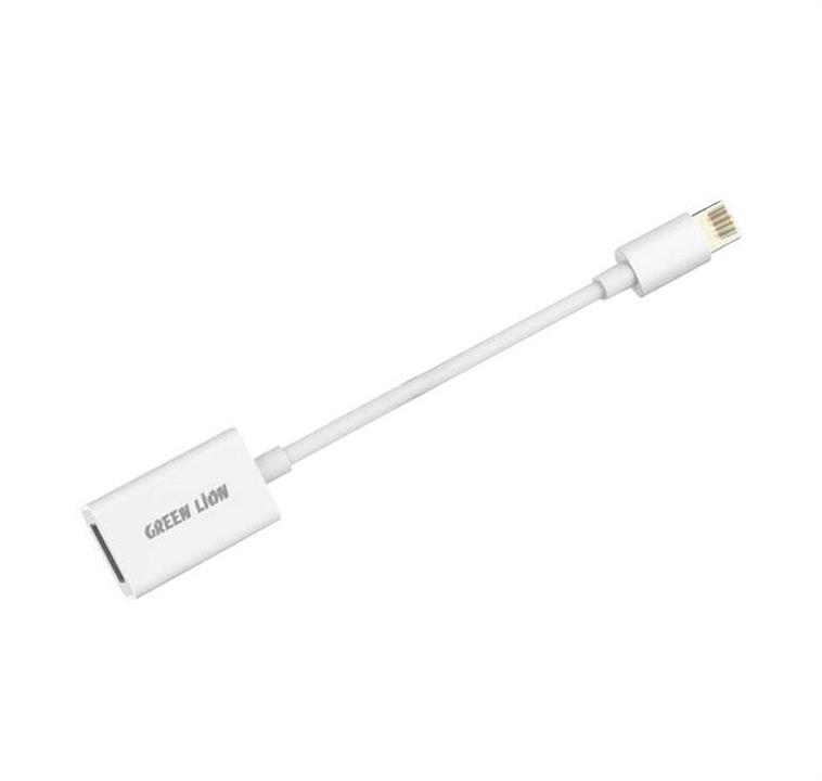 تبدیل لایتنینگ به یو اس بی  گرین Lion Multi- Function OTG Lightning to USB Camera Adapter