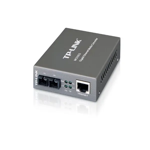 مبدل فیبر گیگابیتی و تک حاته تی پی-لینک MC210CS TP-LINK MC210CS Gigabit Single-Mode Media Converter