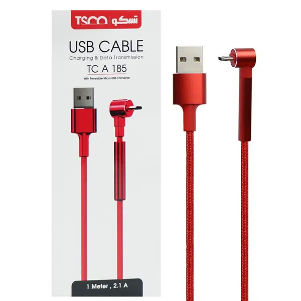 کابل MicroUSB تسکو مدل TC A 185 طول 1 متر TC A 185 MicroUSB Cable Charging & Data Transmission - 3