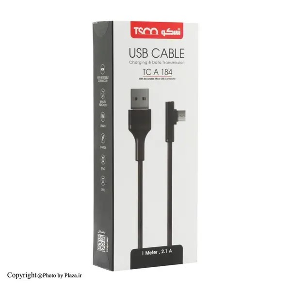 کابل MicroUSB تسکو مدل TC A 184 طول 1 متر CHARGING CABLE TC A184 - 2