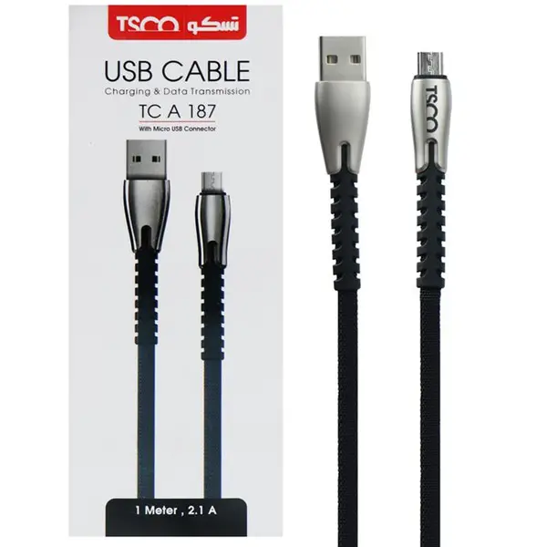 کابل MicroUSB تسکو مدل TC A 187 طول 1 متر Cable TSCO TC A187 - 4