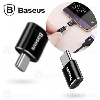 مبدل microUSB به Type-C باسئوس مدل CAMOTG-01 Baseus CAMOTG-01 microUSB to Type-C Adapter