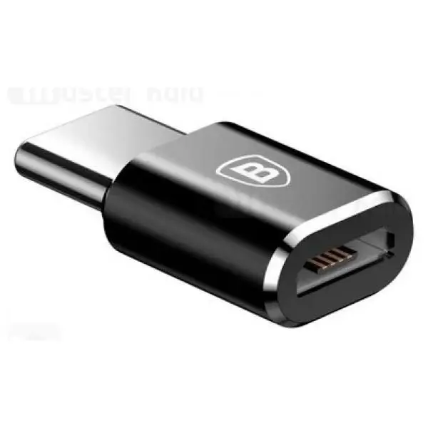 مبدل microUSB به Type-C باسئوس مدل CAMOTG-01 Baseus CAMOTG-01 microUSB to Type-C Adapter - 2