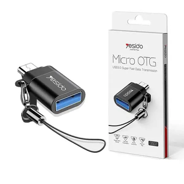 مبدل microUSB به USB OTG یسیدو مدل GS07