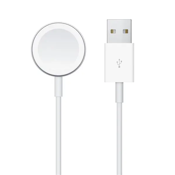 کابل شارژ اپل مدل MX2F2AM مناسب برای ساعت هوشمند اپل Apple Watch 1 to 5 Series Apple MX2F2AM Magnetic Charging Cable For Apple Watch 1 to 5 Series - 4