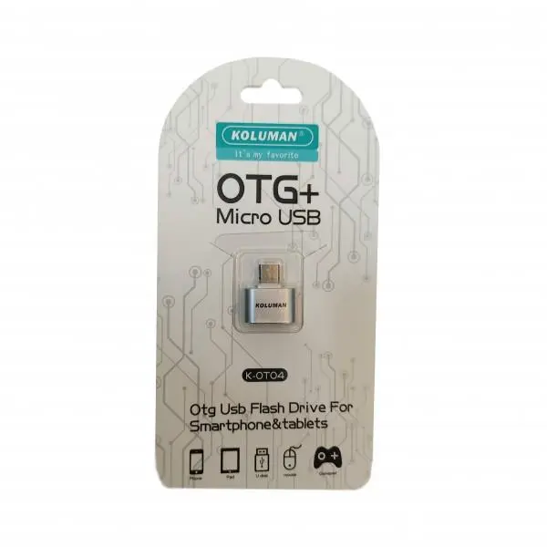 کابل و مبدل تبدیل OTG KOLUMAN به MICRO USB مدل K-OT04
