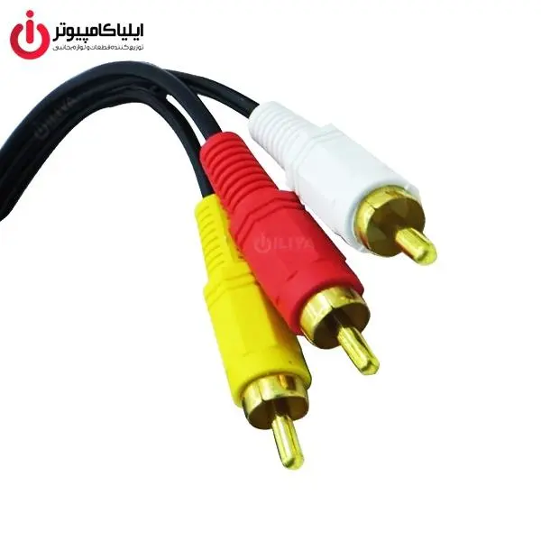 کابل صدا و تصویر RCA دی نت به طول 10 متر D-NET RCA Audio And Video Cable 10m - 4