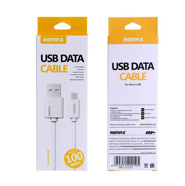 کابل فلت میکرو یو اس بی Remax Remax Micro USB Flat Cable