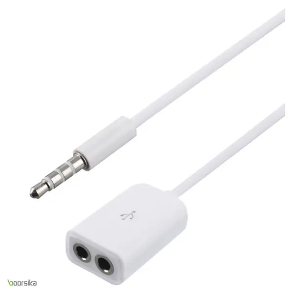 کابل انتقال صدا ریمکس مدل RL-S20 3.5 Audio Sharing به طول 25 سانتی متر Remax RL-S20 3.5 Audio Sharing Cable 25cm - 3
