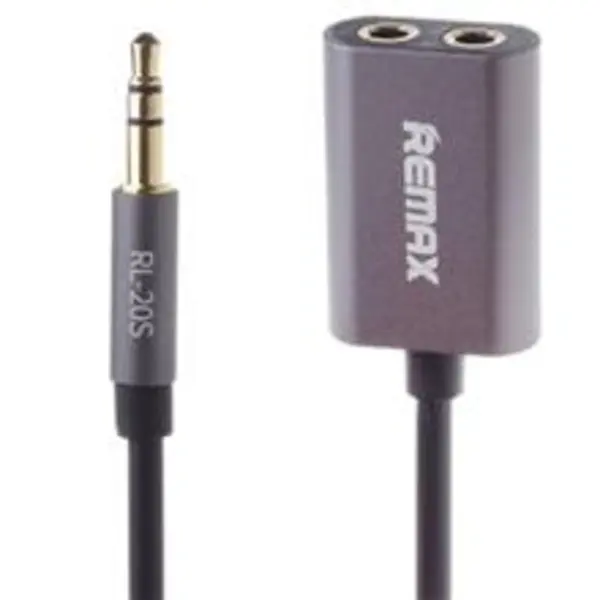 کابل انتقال صدا ریمکس مدل RL-S20 3.5 Audio Sharing به طول 25 سانتی متر Remax RL-S20 3.5 Audio Sharing Cable 25cm - 5
