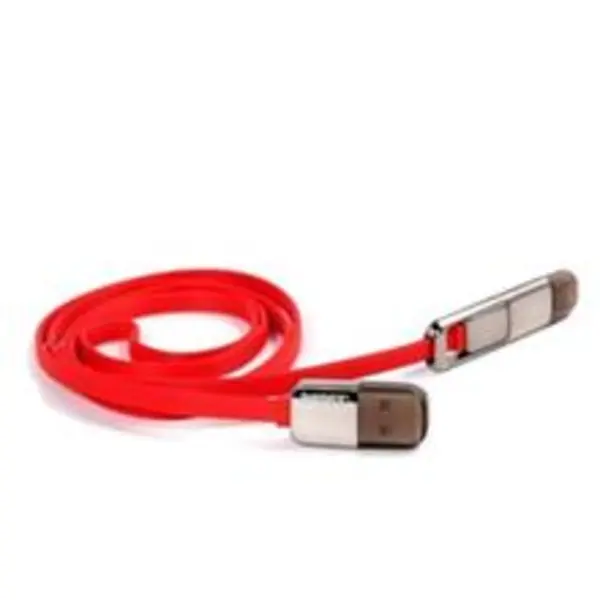کابل یو اس بی به لایتنینگ و میکرو یو اس بی ریمکس مدل Transformers Remax Transformers Data Line High Speed USB To Lightning And microUSB Cable - 5