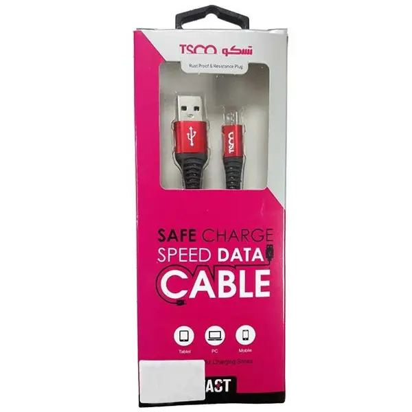 کابل و مبدل TSCO MICRO USB TO USB TC-A19 2M CABLE -- - 2