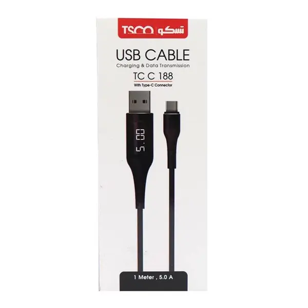 کابل TSCO TC C188 Type-C 5A 1m