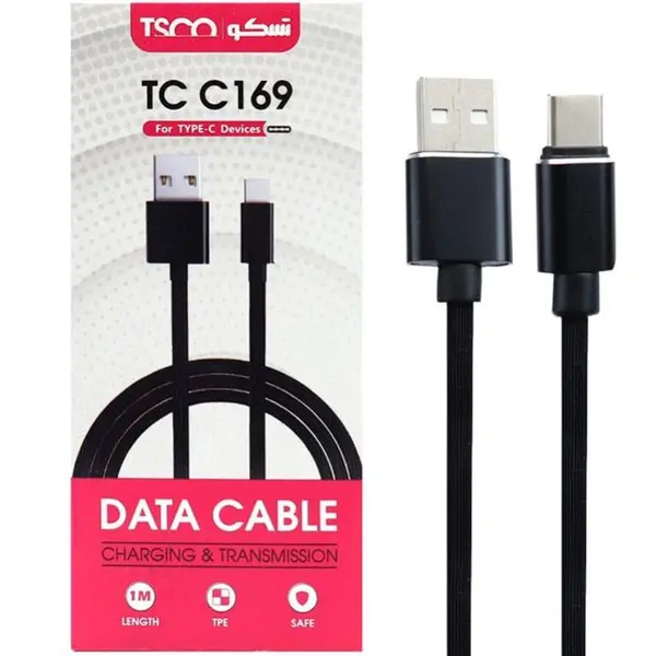 کابل Type-C تسکو مدل TC C169 طول 1 متر TSCO TC C169 USB to USB-C Cable 1m - 3