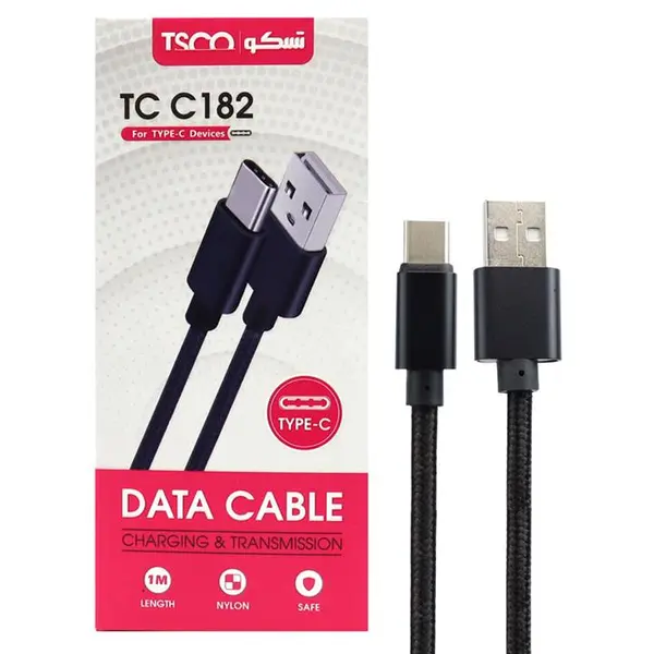 کابل Type-C تسکو مدل TC C182 طول 1 متر CHARGING CABLE TC C182 - 3