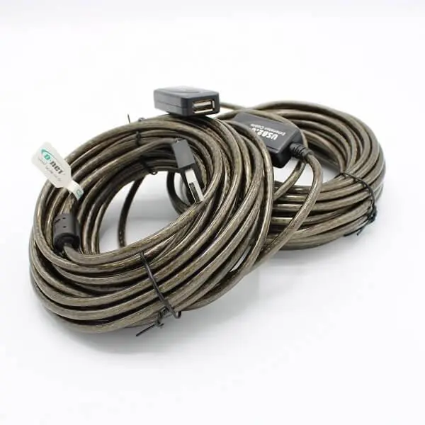 کابل افزایش طول و تقویت کننده USB2.0 دی نت به طول 15 متر D-NET USB2.0 Extension And Booster Cable 15m - 4
