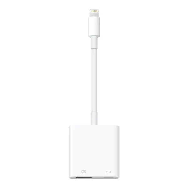 کابل اپل اتصال لایتنینگ به دوربین دیجیتال USB 3.0 Apple MK0W2AM Lightning to USB 3.0 Camera Adapter - 4